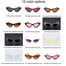 Load image into Gallery viewer, Classic triangle  Cat Eye Sunglasses Women Ladies Vintage  Sun Glasses Female Triangle Sexy Retro sunglasses women