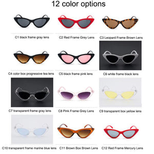 Classic triangle  Cat Eye Sunglasses Women Ladies Vintage  Sun Glasses Female Triangle Sexy Retro sunglasses women
