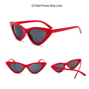 Classic triangle  Cat Eye Sunglasses Women Ladies Vintage  Sun Glasses Female Triangle Sexy Retro sunglasses women