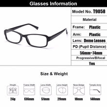 Load image into Gallery viewer, Classical Black Plastic Full Rim Women Glasses Frames Men Prescription Spectacles Frame T9058