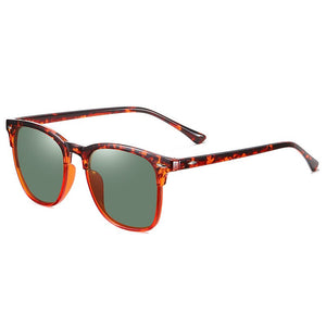 Classics Polarized Sunglasses Men Brand Designer Square Sun Glasses Retro Mirror Anti-Glare Driver's Eyewear For Men U400 M8618