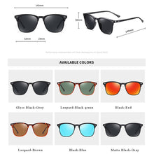 Load image into Gallery viewer, Classics Polarized Sunglasses Men Brand Designer Square Sun Glasses Retro Mirror Anti-Glare Driver&#39;s Eyewear For Men U400 M8618