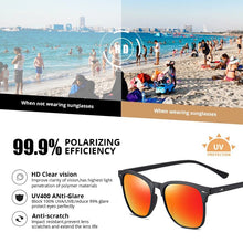 Load image into Gallery viewer, Classics Polarized Sunglasses Men Brand Designer Square Sun Glasses Retro Mirror Anti-Glare Driver&#39;s Eyewear For Men U400 M8618