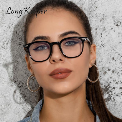 Clear Computer Anti Blue Light Glasses Women Eyewear Frame Men Cat Eye Blue Light Blocking Glasses Optical Eyeglasses