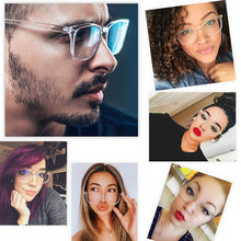 Load image into Gallery viewer, Clear Computer Anti Blue Light Glasses Women Eyewear Frame Men Square Blocking Glasses Optical Eyeglasses