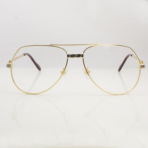 Clear Eye Glasses Frames For Men Transparent Rimless Carter Metal Designer Prescription Glasses Espejuelos Mujer