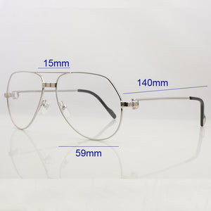 Clear Eye Glasses Frames For Men Transparent Rimless Carter Metal Designer Prescription Glasses Espejuelos Mujer