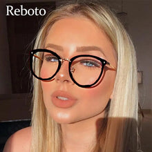 Load image into Gallery viewer, Clear Glasses Frames Women Eyeglasses Transparent Eyeglasses  Optical Prescription Spectacle Frames Clear Eyewear Eyeglass