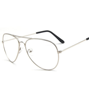 Clear Glasses Retro Eyeglasses Metal Gold Myopia Eyewear Women Men Spectacle Frames Optical Glasses Frame Transparent 2023