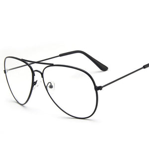 Clear Glasses Retro Eyeglasses Metal Gold Myopia Eyewear Women Men Spectacle Frames Optical Glasses Frame Transparent 2023