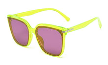 Carica l'immagine nel visualizzatore di Gallery, Occhiali da sole da donna estivi verde chiaro Occhiali da sole quadrati color gelatina Tonalità colorate per occhiali da sole da donna Occhiali eleganti 