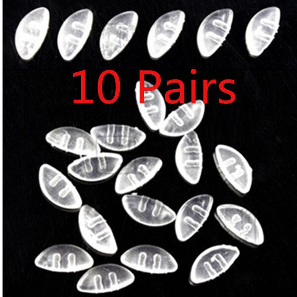 Clear Silicone Soft Nose Pads Only For Glasses Eyeglass frame Accessories Nose Pad Spectacles Eyewear
