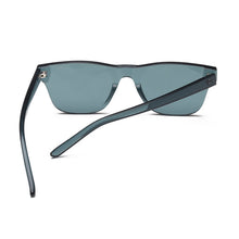 Load image into Gallery viewer, Clear Square Rimless Sunglasses Women Transparent Color Sun Glasses Female Retro Visor Mirror Clear Yellow Pink Oculos De Sol