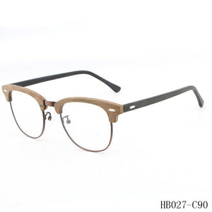 Clearance processing retro sunglasses frame wood sunglasses men's bamboo sunglasses brand wood plate HB-031
