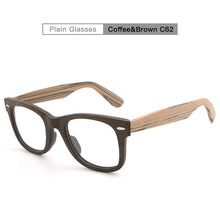 Load image into Gallery viewer, Clearance processing retro sunglasses frame wood sunglasses men&#39;s bamboo sunglasses brand wood plate HB-031