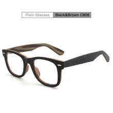 Load image into Gallery viewer, Clearance processing retro sunglasses frame wood sunglasses men&#39;s bamboo sunglasses brand wood plate HB-031