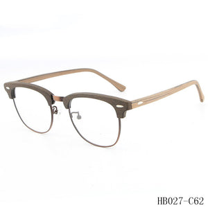 Clearance processing retro sunglasses frame wood sunglasses men's bamboo sunglasses brand wood plate HB-031