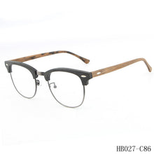 Load image into Gallery viewer, Clearance processing retro sunglasses frame wood sunglasses men&#39;s bamboo sunglasses brand wood plate HB-031