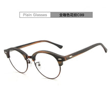 Load image into Gallery viewer, Clearance processing retro sunglasses frame wood sunglasses men&#39;s bamboo sunglasses brand wood plate HB-031