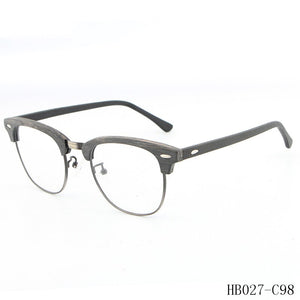 Clearance processing retro sunglasses frame wood sunglasses men's bamboo sunglasses brand wood plate HB-031