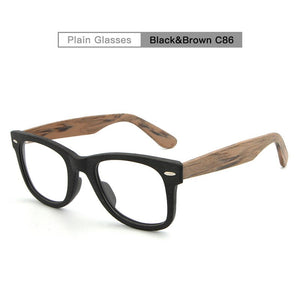 Clearance processing retro sunglasses frame wood sunglasses men's bamboo sunglasses brand wood plate HB-031