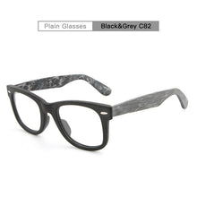 Load image into Gallery viewer, Clearance processing retro sunglasses frame wood sunglasses men&#39;s bamboo sunglasses brand wood plate HB-031