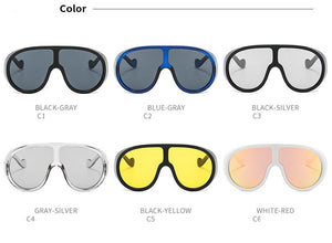 Climbling Hiking Oversized Sunglasses Womens Mens UV400 Big Frames Shades Sun Glasses Mens Sport Sunglasses