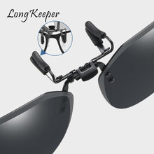 Load image into Gallery viewer, Clip On Glasses Men Polarized Photochromic Sunglasses Brand Design Night Vision Lens Mele  Glasses Lunette De Soleil