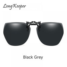 Load image into Gallery viewer, Clip On Glasses Men Polarized Photochromic Sunglasses Brand Design Night Vision Lens Mele  Glasses Lunette De Soleil