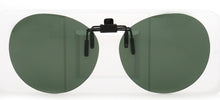 Load image into Gallery viewer, Clip On Polarized Round Sunglass Lenses Clip Flip Up Men Women UV Protection classic Driving Nightvision fishing black