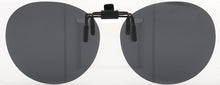 Load image into Gallery viewer, Clip On Polarized Round Sunglass Lenses Clip Flip Up Men Women UV Protection classic Driving Nightvision fishing black