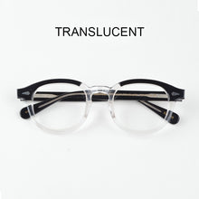 Load image into Gallery viewer, Clip On Sunglasses Polarized Lens Men Women Johnny Depp Glasses  Brand Vintage Lemtosh Acetate Glasses Frame Top quality