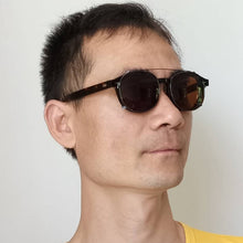 Load image into Gallery viewer, Clip On Sunglasses Polarized Lens Men Women Johnny Depp Glasses  Brand Vintage Lemtosh Acetate Glasses Frame Top quality