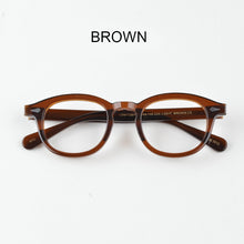 Load image into Gallery viewer, Clip On Sunglasses Polarized Lens Men Women Johnny Depp Glasses  Brand Vintage Lemtosh Acetate Glasses Frame Top quality