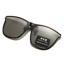 Load image into Gallery viewer, Clip on Flip up Polarized Lens For Prescription Glasses Women Men Square Driving Night Vision Glasses UV400 Sunglasses Shades