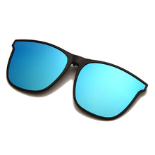 Load image into Gallery viewer, Clip on Flip up Polarized Lens For Prescription Glasses Women Men Square Driving Night Vision Glasses UV400 Sunglasses Shades