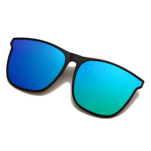 Load image into Gallery viewer, Clip on Flip up Polarized Lens For Prescription Glasses Women Men Square Driving Night Vision Glasses UV400 Sunglasses Shades