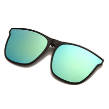Load image into Gallery viewer, Clip on Flip up Polarized Lens For Prescription Glasses Women Men Square Driving Night Vision Glasses UV400 Sunglasses Shades