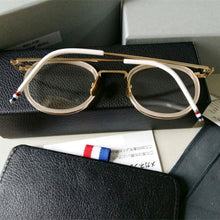 Carica l&#39;immagine nel visualizzatore di Gallery, Clip on Sunglasses York Brand 2023 Thom Round Glass Frames  TB710 Men and Women Eyewear Optiacl Glasses with Box