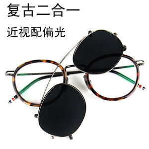 Clip on Sunglasses York Brand 2023 Thom Round Glass Frames  TB710 Men and Women Eyewear Optiacl Glasses with Box