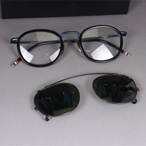 Clip on Sunglasses York Brand 2023 Thom Round Glass Frames  TB710 Men and Women Eyewear Optiacl Glasses with Box