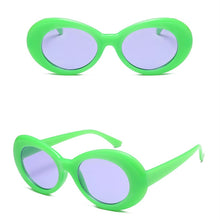 Load image into Gallery viewer, Clout Goggles Kurt Cobain Glasses Men Women Luxury Brand Designer Oval Sunglasses Female Male NIRVANA Sun Glasses UV400