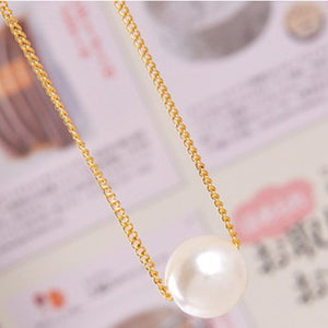 Collares 2018 New Women Collier Perle Bijouterie Rushed Trendy Simple Jewelry Short Necklace Color Thin Chain Choker Necklaces