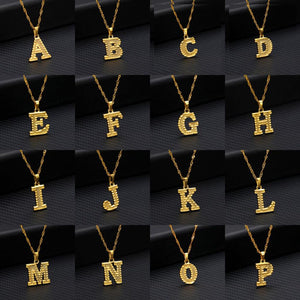 Collier Femme 2020 Capital Letter Neckaces For Women Boho Jewelry Stainless Steel Alphabet Initial Necklace Best Friend Gift
