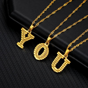 Collier Femme 2020 Capital Letter Neckaces For Women Boho Jewelry Stainless Steel Alphabet Initial Necklace Best Friend Gift