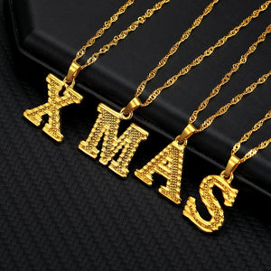 Collier Femme 2020 Capital Letter Neckaces For Women Boho Jewelry Stainless Steel Alphabet Initial Necklace Best Friend Gift