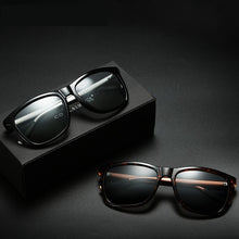 Load image into Gallery viewer, Color Change Grey  Photochromic Polarized Sunglasses Men Women Square Classic Chameleon Glaases Transition Lens  BM19  No Case