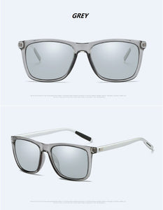 Color Change Grey  Photochromic Polarized Sunglasses Men Women Square Classic Chameleon Glaases Transition Lens  BM19  No Case