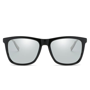 Color Change Grey  Photochromic Polarized Sunglasses Men Women Square Classic Chameleon Glaases Transition Lens  BM19  No Case