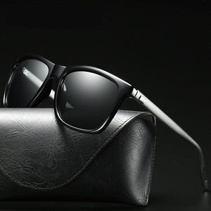 Color Change Grey  Photochromic Polarized Sunglasses Men Women Square Classic Chameleon Glaases Transition Lens  BM19  No Case